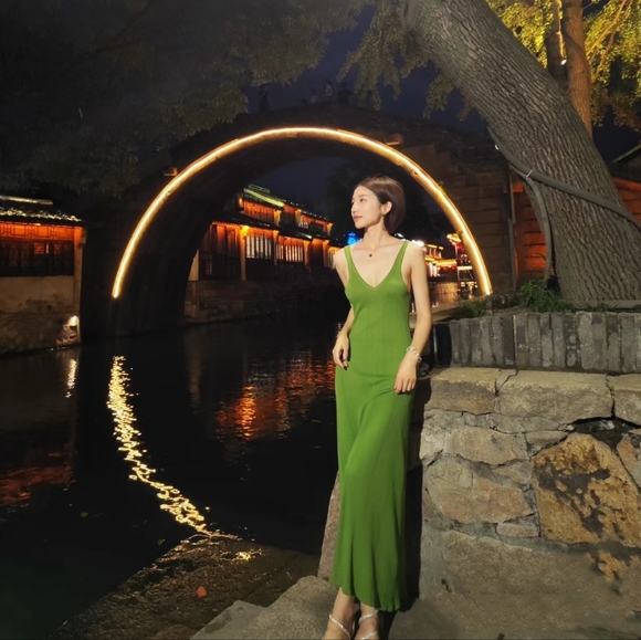 New Zara Knit Midi Dress 3471/033 - Picture 10 of 12